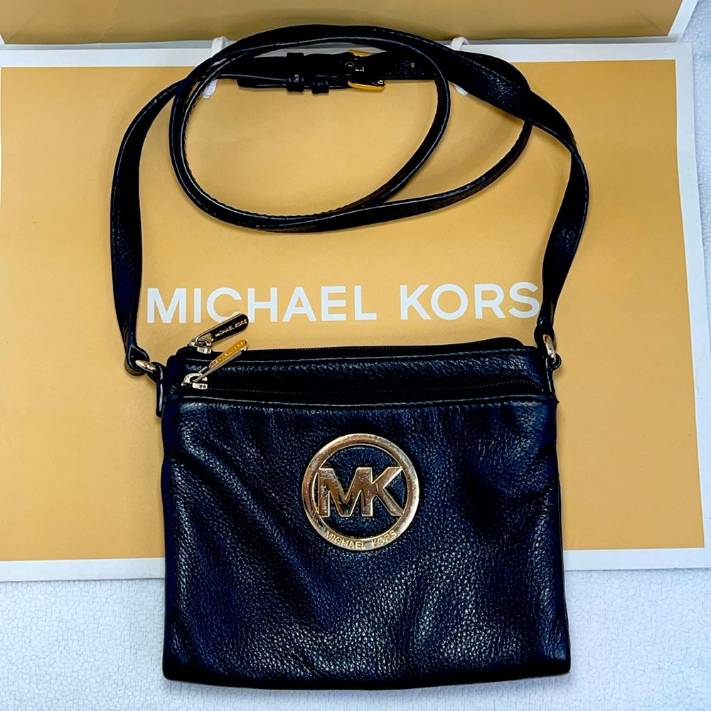 ‼️Preloved MICHAEL Michael Kors Pebble Leather Crossbody Bag-Authentic‼️